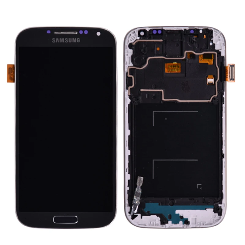 Для samsung Galaxy S4 i9505 i9500 i337 ЖК-дисплей и кодирующий преобразователь сенсорного экрана в сборе с рамкой