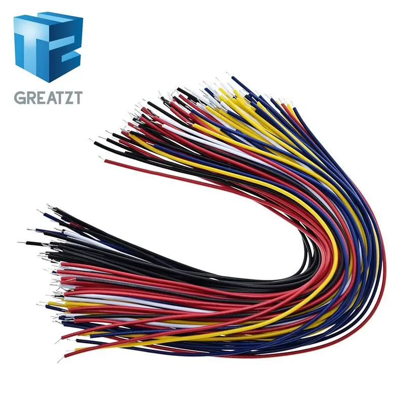 GREATZT 100 шт. 20 см цветная Гибкая двухконцевая Оловянная макетная плата