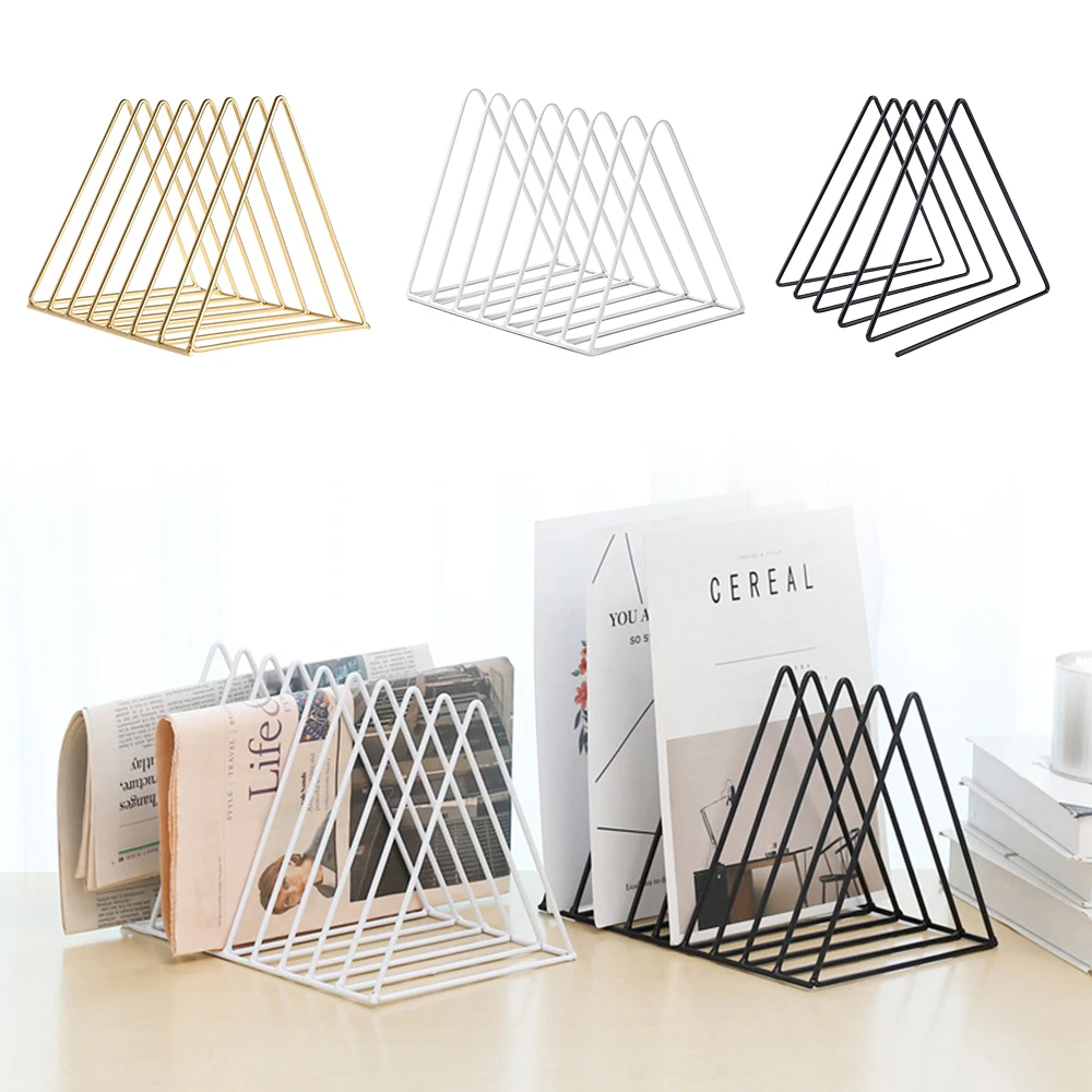 Железная виниловая подставка для пластинок LP треугольный держатель Magzine