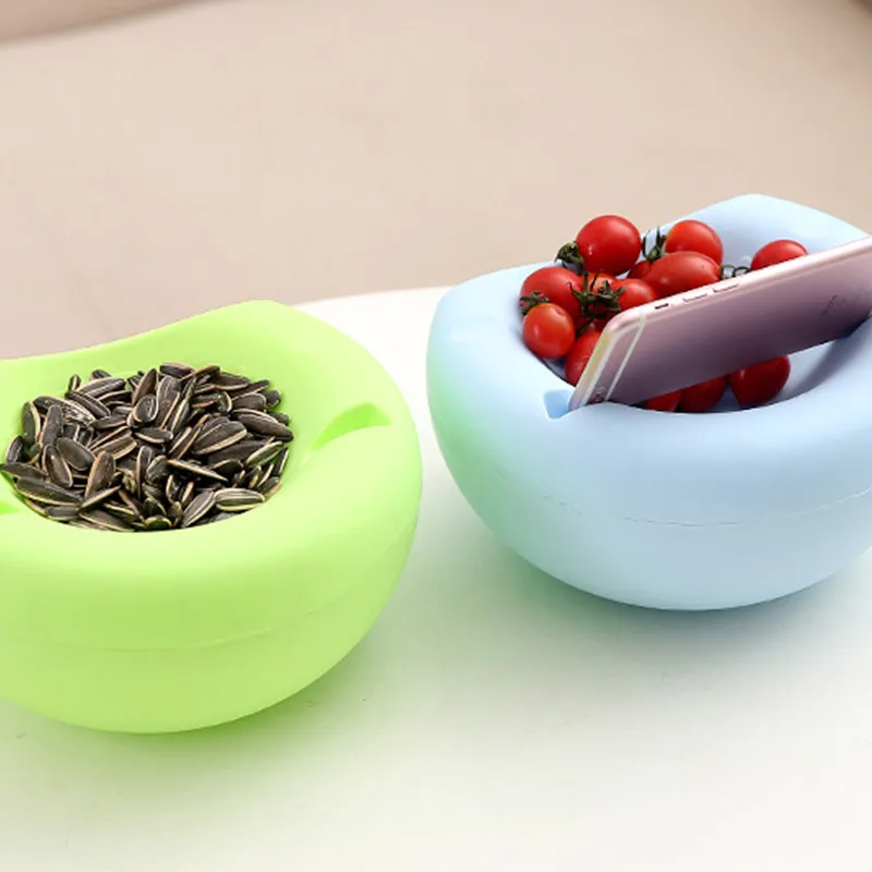 Домашний стол двухслойные съемные семена дыни ореховая миска органайзер для