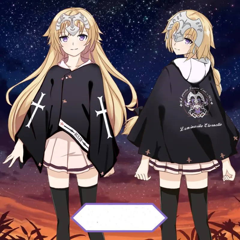 FGO Fate/Apocrypha линейка Мстителей альтер-джинна д/дук Косплей Плащ флисовое зимнее