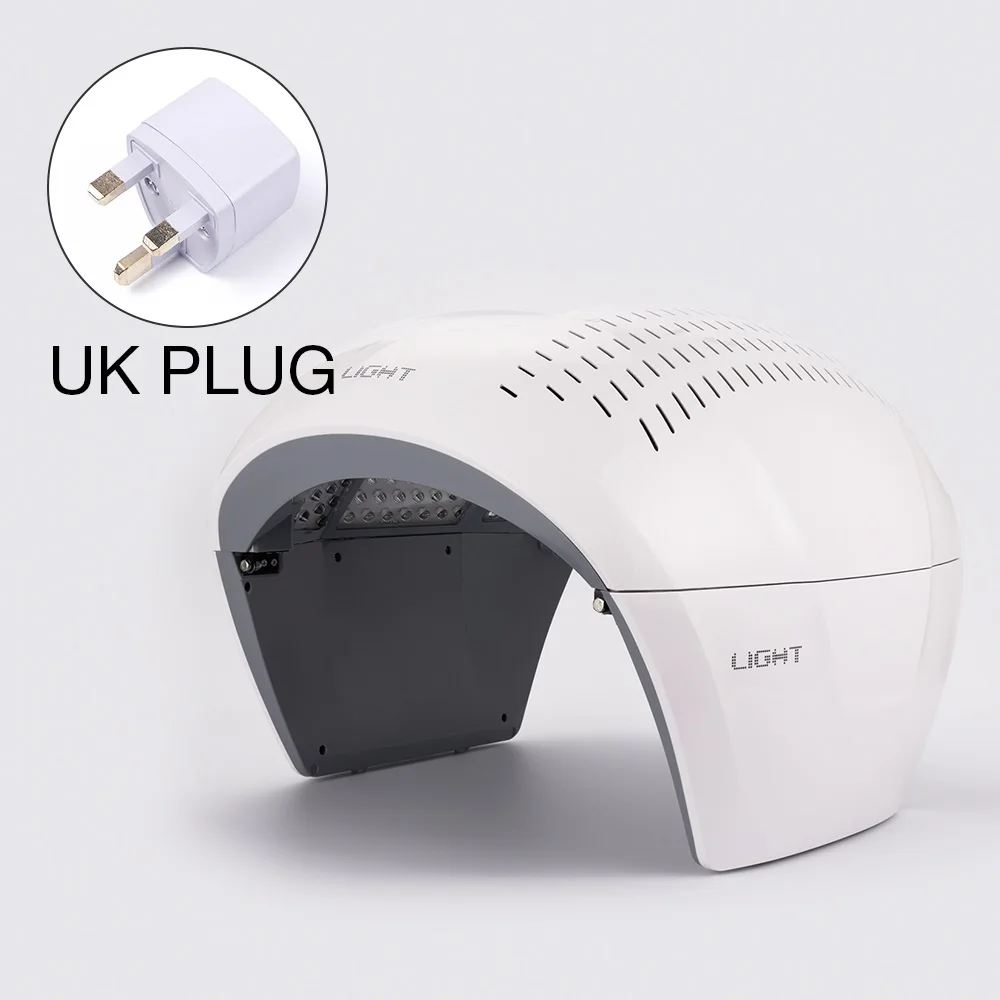 UK PLUG (220-240V) NEW 7 Color PDT Acne Removal Machine Face LED Light Therapy Skin Rejuvenation Acne Remover Anti Wrinkle Device Beauty Salon - Цвет: UK PLUG (220-240V)