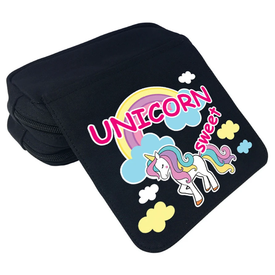 

Kawaii Pencil Cases Unicorn Trousse Scolaire Estuche Escolar Etui School Supplies Cute Licorne Stationery Piorniki Pen Box Bags