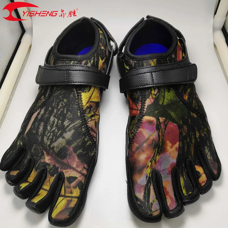 YISEHNG 5 носок обувь противоскользящая подошва пять пальцы большой палец на ноге