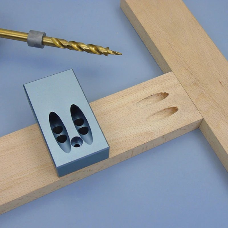 

Oblique Hole Locator Kit with 9.5mm Drill Bit Pocket Hole Jig Tool