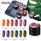 Набор гель-лаков для ногтей ROSALIND Cat-Eye, гибридный штамп, акриловый набор для маникюра, 6 шт.компл.