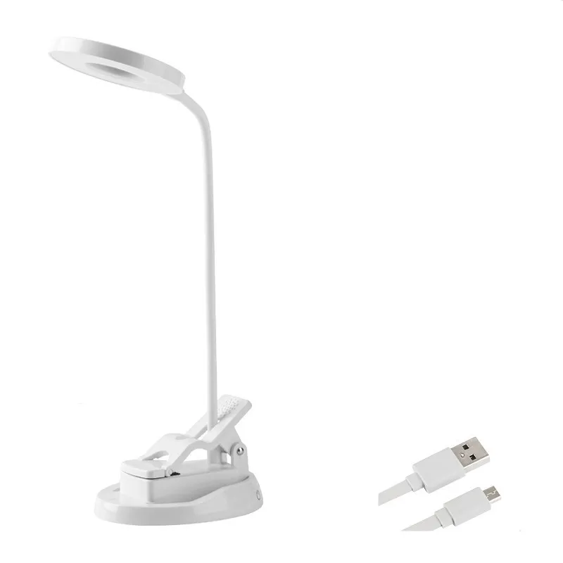 Светодиодный настольный светильник с зажимом приглушенный сенсорным/пультом
