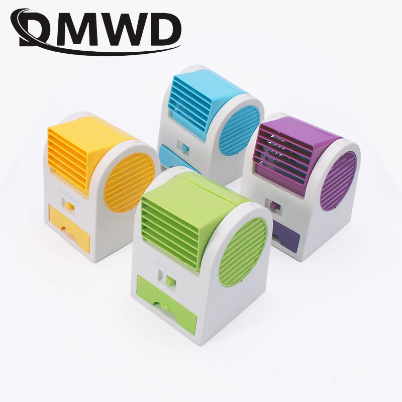 DMWD USB Батарея двойного назначения мини Кондиционер охлаждающий вентилятор