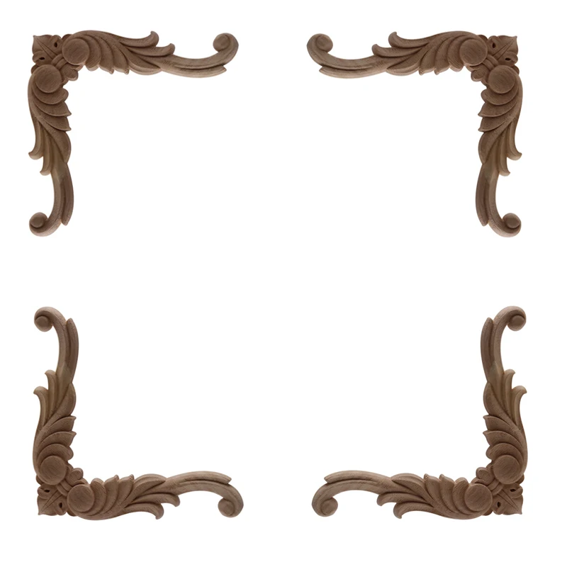 Резная Неокрашенная Ретро длинная овальная Цветочная искусственная окошка