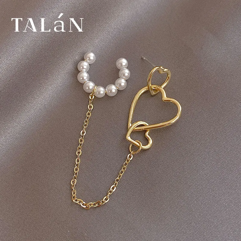 Пористые серьги гвоздики в форме сердца высококачественные чувственные