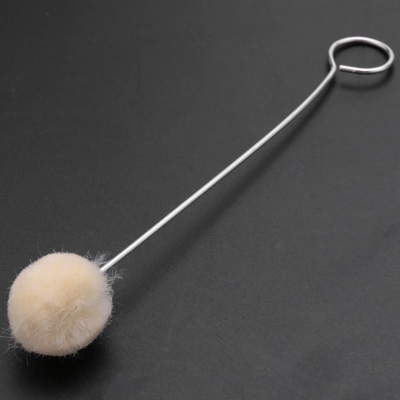 

100Pcs Leather Dye DIY Artificial Wool Daubers Assisted Ball Dye Tools Leather Craft Wool Dauber & Finish Applicator Brush Kit T