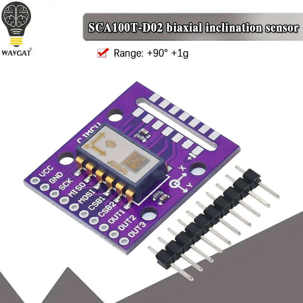CJMCU-100 SCA100T-D02 ad alta precisione del sensore di inclinazione a doppio asse 90 градусов gamma di 1g для arduino