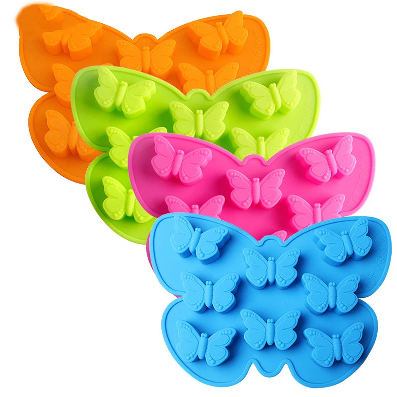Кухонные инструменты для ресторана 1 шт. 8 отверстий 3D форма торта в форме бабочки