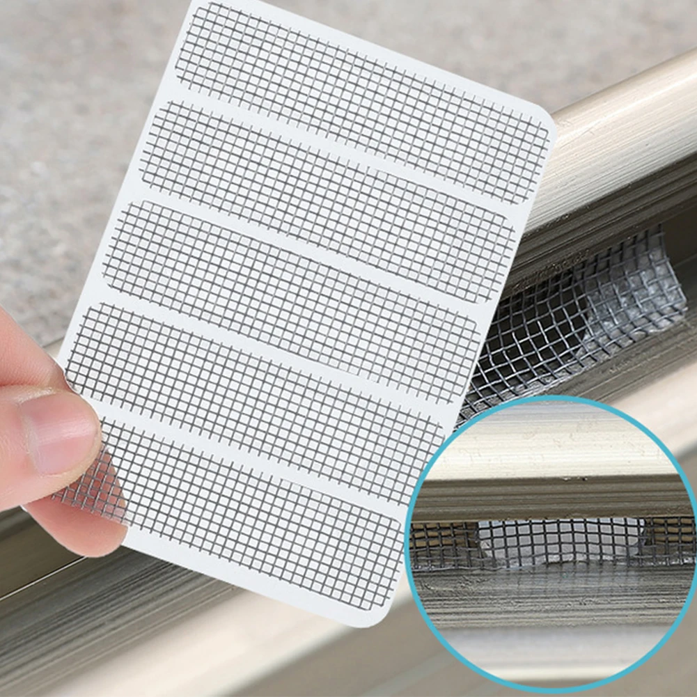 

Window Screen Repair Patch Adhesive Fix Net Window Mesh Repair Anti-mosquito Net Repair Patch For Home Office 5/15/25/50PCS