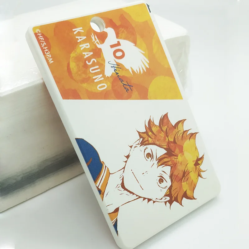 Аниме Haikyuu! Косплей держатель для карт Hinata Shoyo Kageyama Tobio Daichi Sawamura ID Card Protector Id Cover Bank |