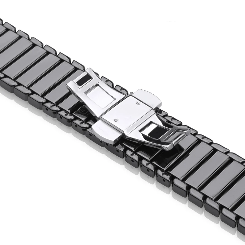 Ceramic band for Apple Watch strap 40mm 44mm 45mm 41mm 7 SE/6/5/4 Watch Bracelet Watchbands for iWatch Series 7 6 5 4 42mm 38mm