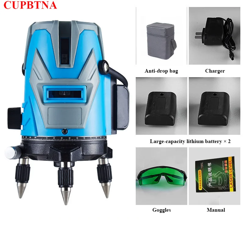 Супер сильный зеленый светильник 360 градусов горизонтальный и вертикальный