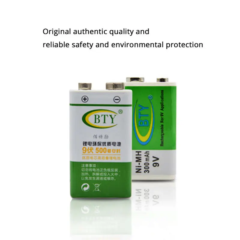 Лучшие предложения BTY 9V ni-mh Batery литий-ионная аккумуляторная батарея Bateria 6LR61 1604A