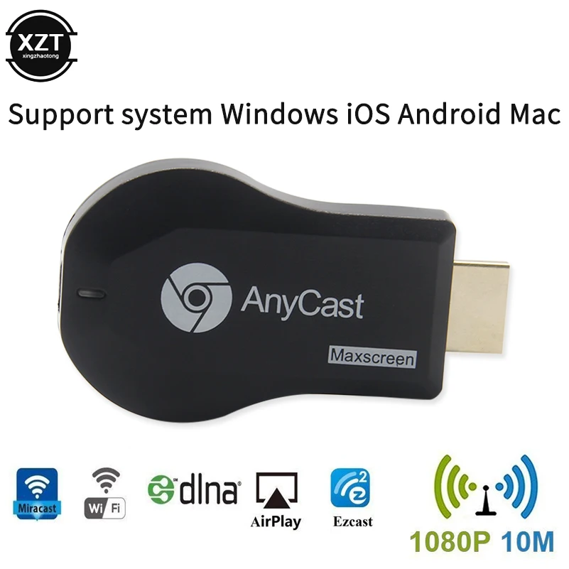 ТВ-приемник Anycast с Wi-Fi и дисплеем 1080P | Электроника