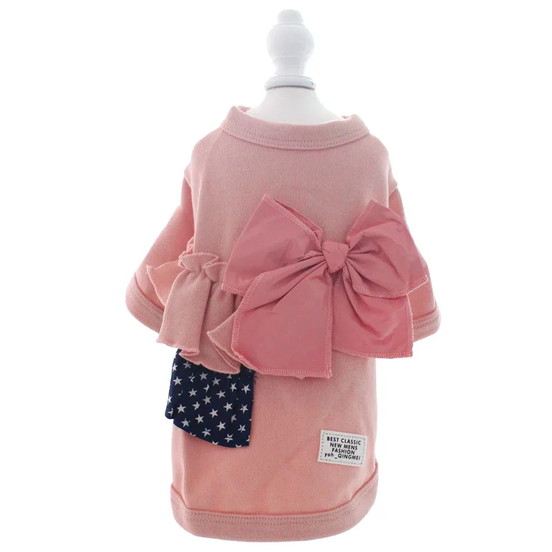 Осенне зимняя теплая одежда для кошек костюм собак с двумя ногами розовые синие