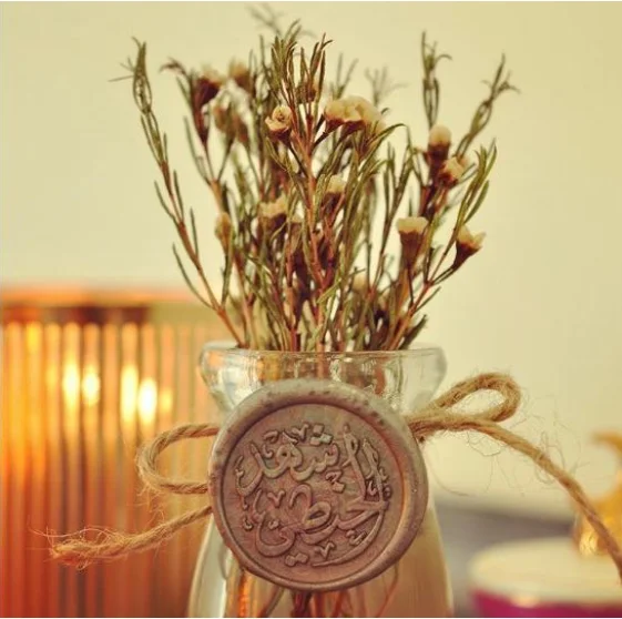 Арабское имя слова буквы настроить логотип специальная печать воск печати штамп