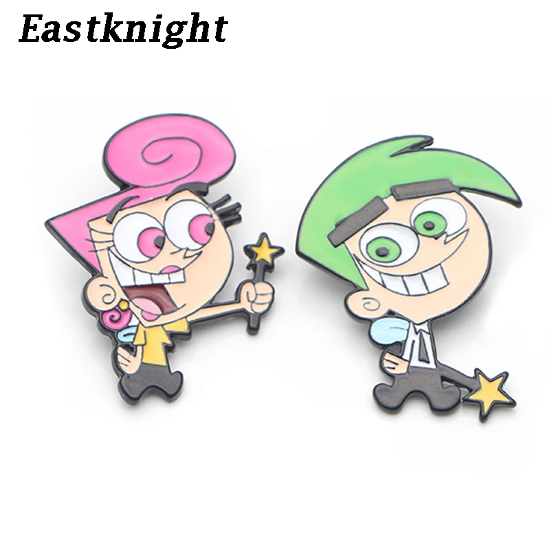 K85 забавные металлические эмалированные булавки и броши для рюкзака/сумка со