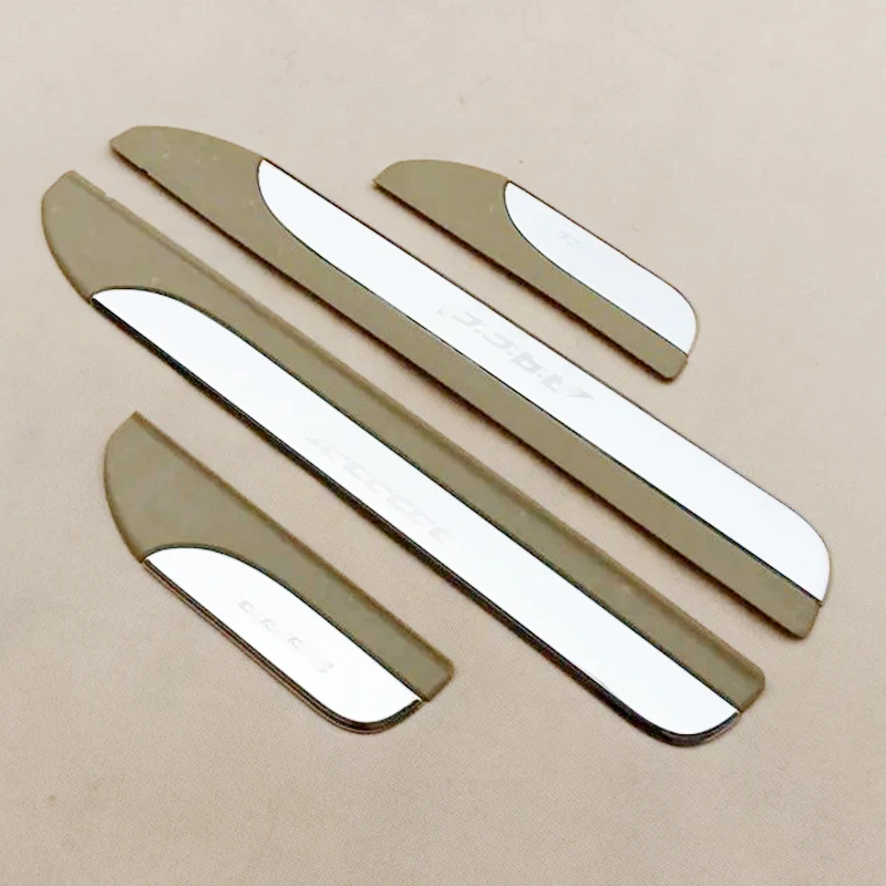 

For Honda Accord 2014 2015 2016 Stainless Steel Door Sill Trim Protectors Guard Cover Trim Car Styling accessories 4PCS