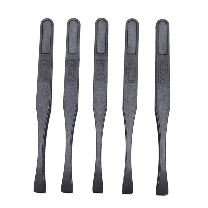 

5 pieces black Plastic Electronic 6 mm tip, antistatic tweezers