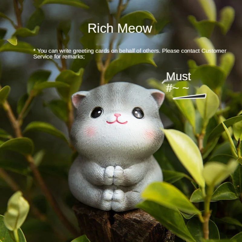 

Creative and practical birthday gift cute kittens pose room study decorations decorations for home house decoration or home