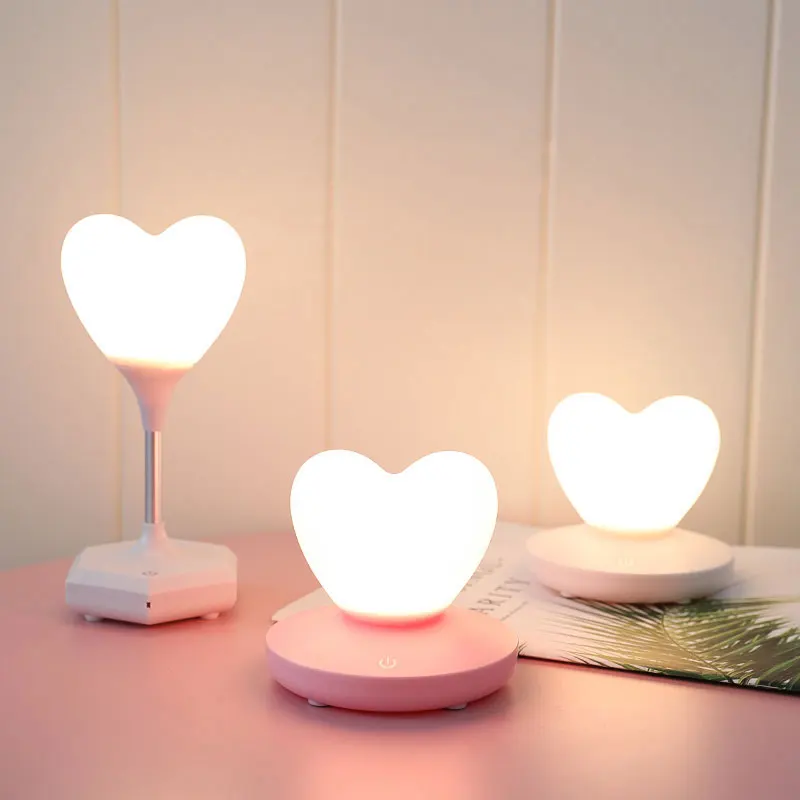 Креативная теплая Светодиодная лампа с зарядкой от USB детский ночсветильник в