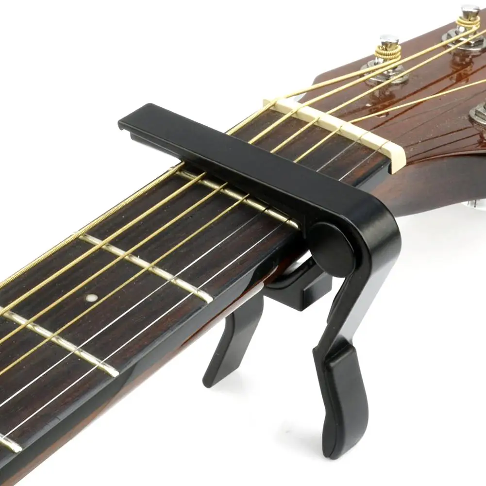 durable gitarre capo tragen beständig tragbare gitarre capo schnell ändern tuning clamp für 6 string elektrische klassische gitarre fre