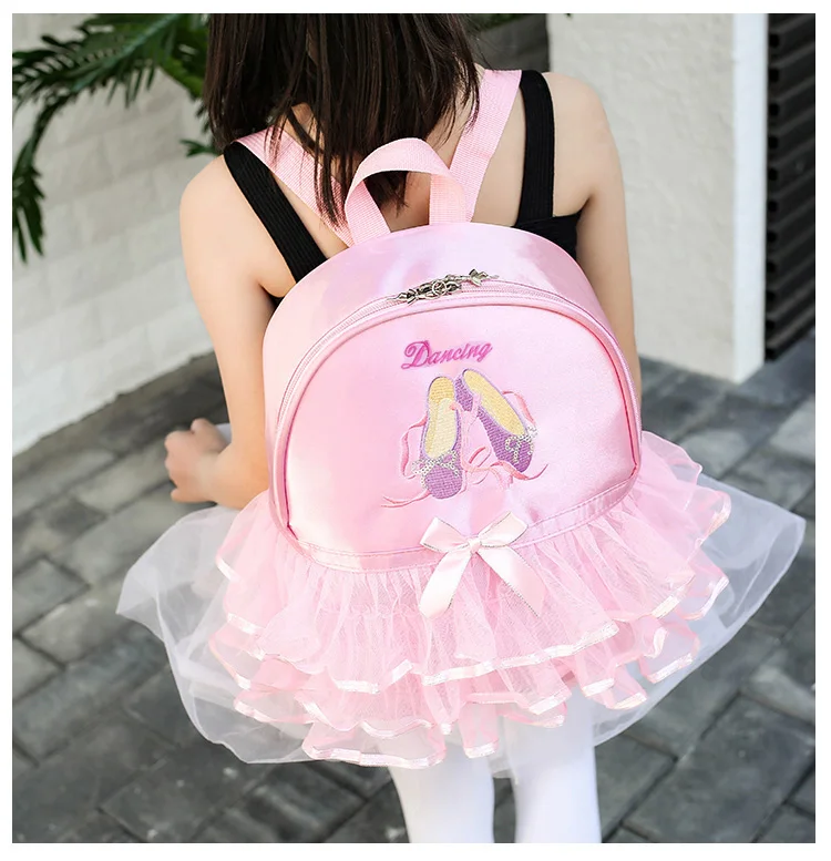 Детская Балетная сумка для девочек Танцевальная балерины детей розовый