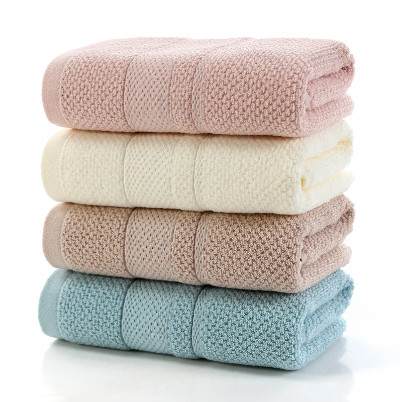 Полотенце из чистого хлопка однотонный жаккардовый текстильная салфетка