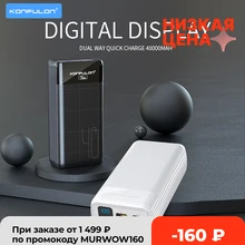 Large Capacity Power Bank QC 3.0 Quick Charge Powerbank 40000 mAh External Battery Charger For SCP PD Huawei iPhone xiaomi