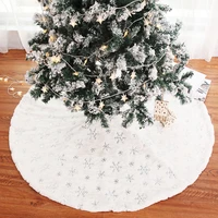 creative christmas tree skirt 78cm 90cm 122cm christmas tree foot carpet tree skirt mat new year home party supplies