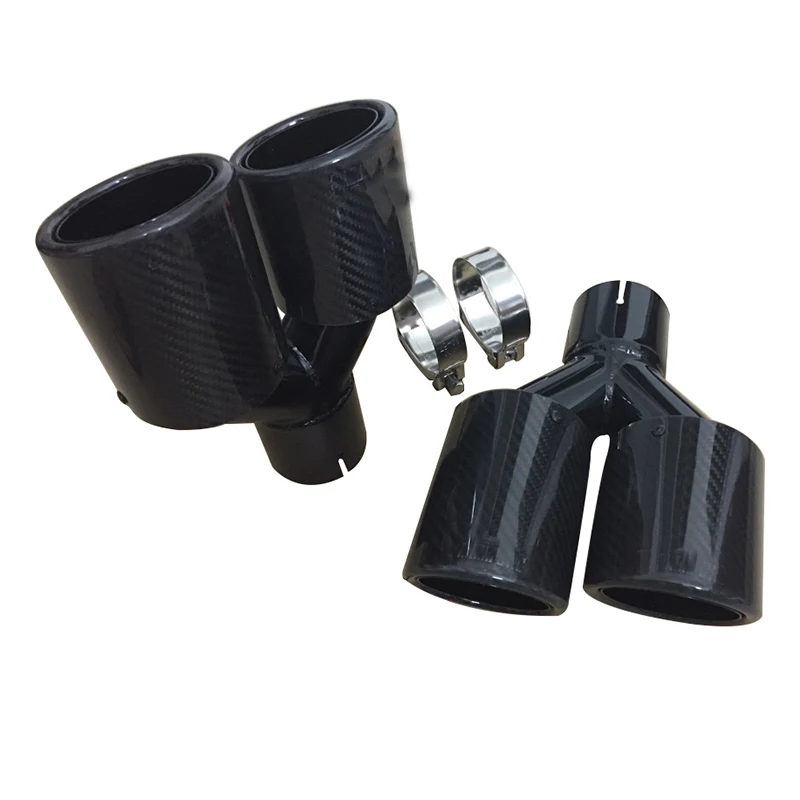 Автомобильные аксессуары черная нержавеющая сталь 304 и яркое углеродное волокно