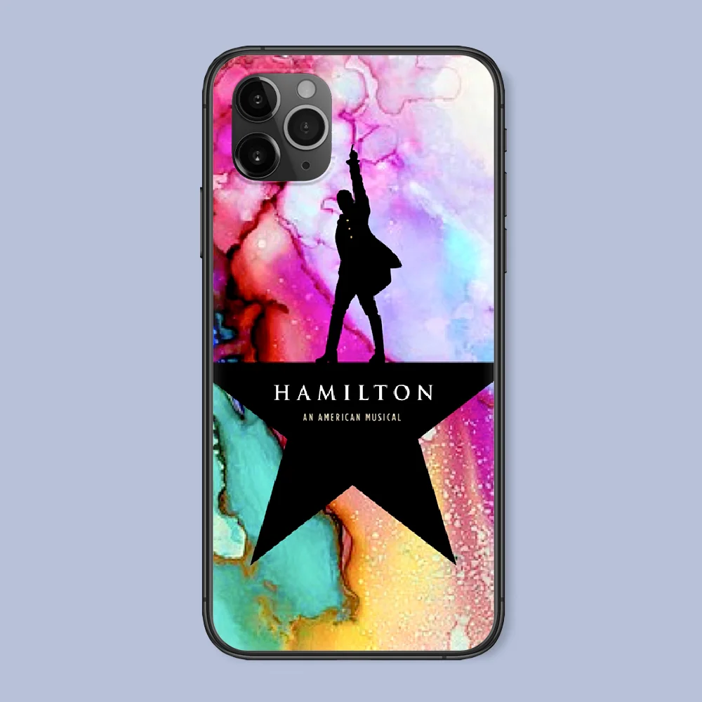 

Hamilton Logo Phone Case For Iphone 4 4s 5 5S SE 5C 6 6S 7 8 Plus X XS XR 11 12 Mini Pro Max 2020 black Coque Trend Bumper