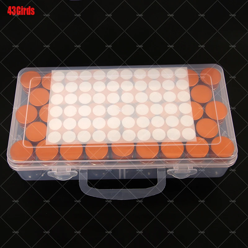 

43/86/129 gold bottles containing jars diamond painting accessories storage luggage 5D new embroidery storage beads toolbox