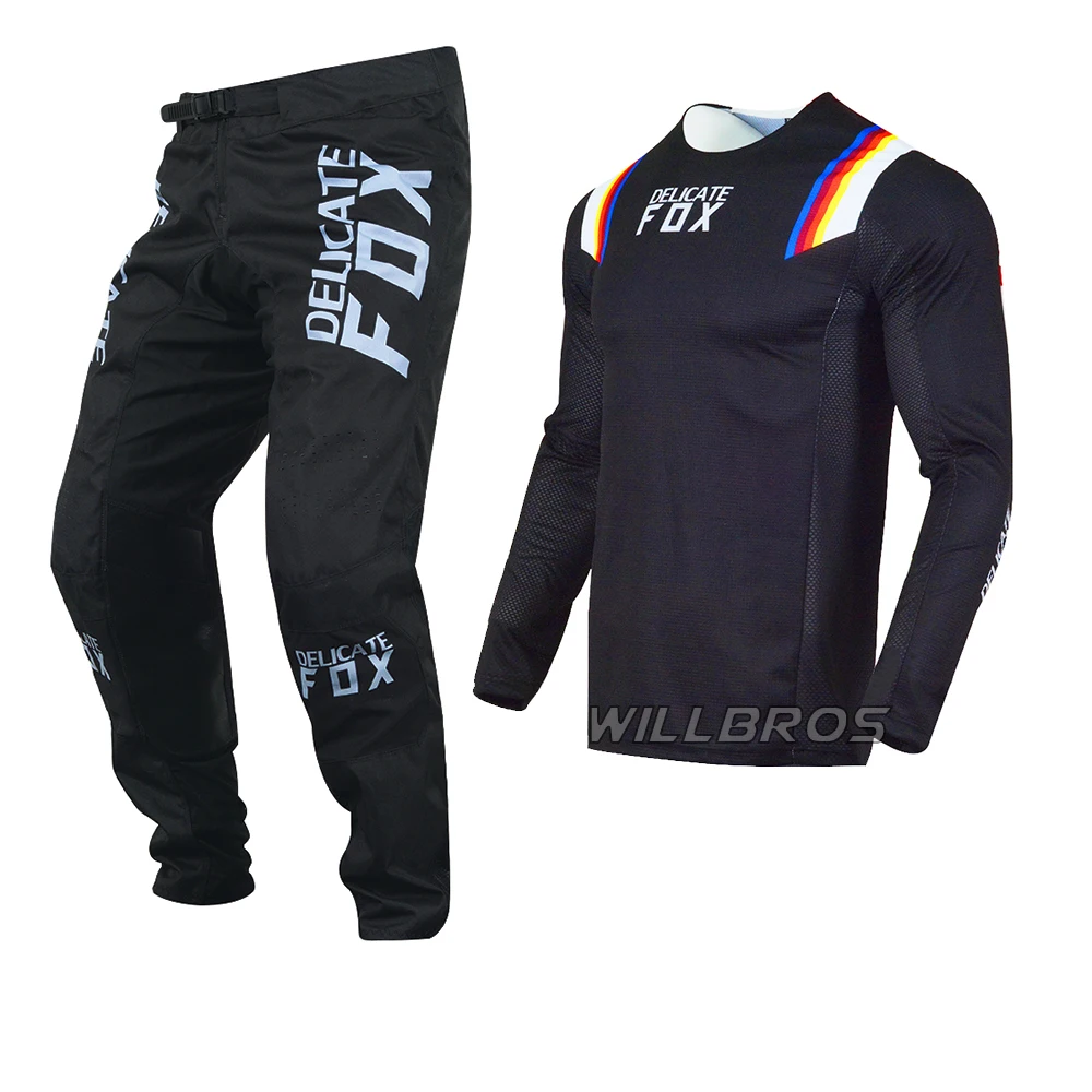 

Комплект одежды для мотокросса Willbros MX, трикотажные брюки, защитная одежда для езды по бездорожью, для горных велосипедов, внедорожников, гон...