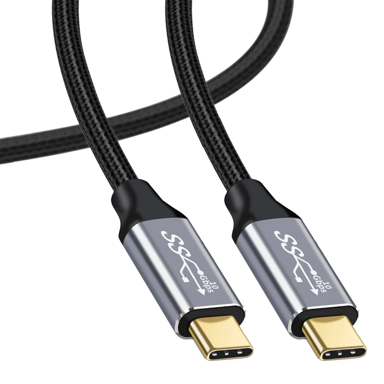 

Кабель USB 3.1 Type C-USB C 100 Вт 5A GEN2 штекер-штекер PD для быстрой зарядки и передачи данных 4K для MacBook Air Pro SSD Smart Charming