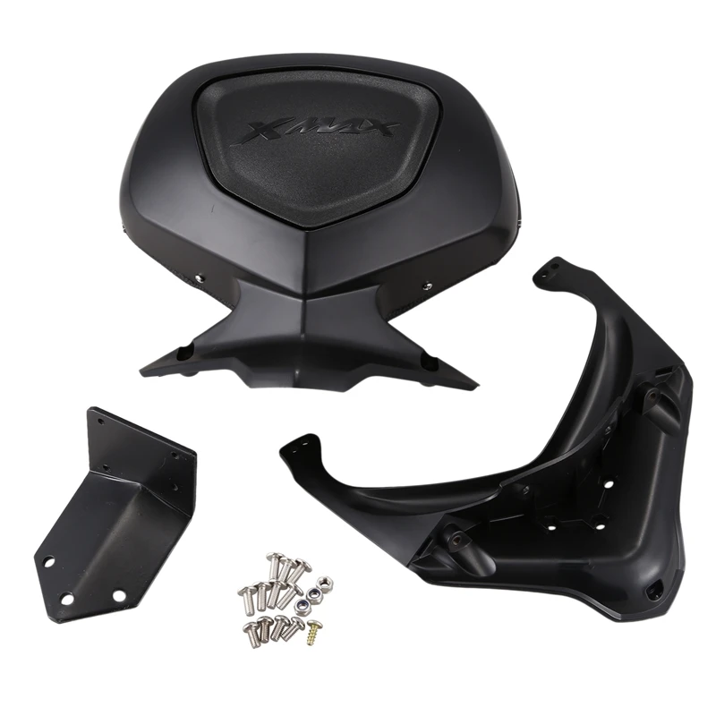 

NEW-Motorcycle Rear Seat Bracket Backrest Tail Top Box Case Cover Fit for YAMAHA XMAX 250 X-MAX 300 400 2018-2020