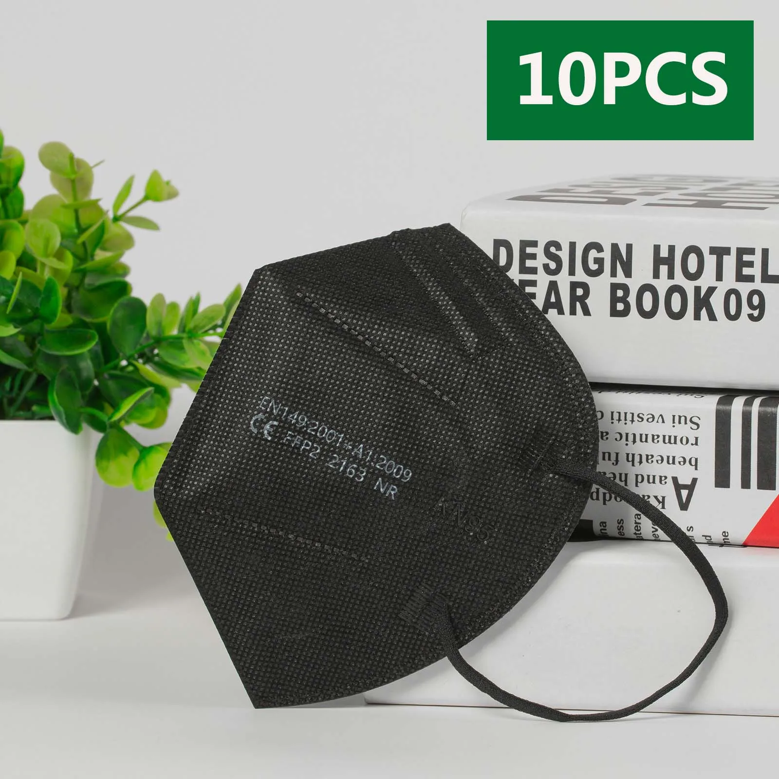 

FFP2 масок jiansu черные 5 слоев взрослым