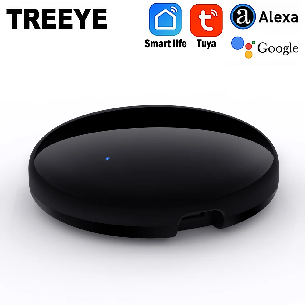 

Tuya Smart IR Remote Control Controller Wireless Infrared WiFi Smartlife APP Work with Alexa Google Home Assistant