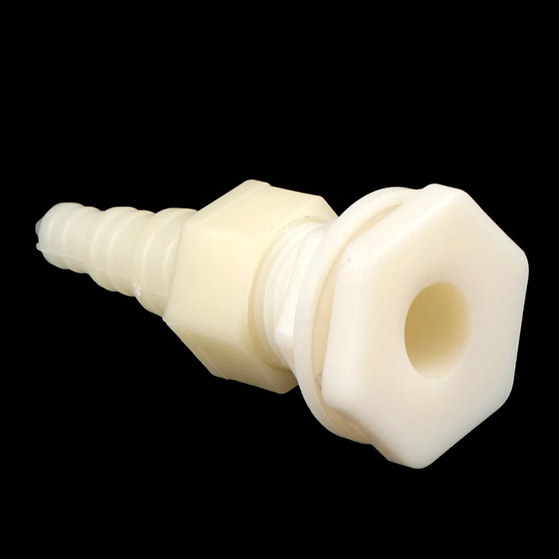 

1pc 1/2" fish tank Bulkhead Pipe Joints ABS 20.15mm aquarium bucket water inlet outlet connector water tank drainage
