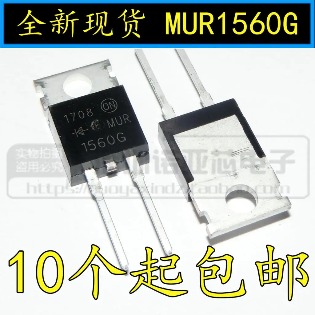 10 шт./лот Новинка MUR1560G MUR1560 быстрое восстановление диодный параметр 600V15A