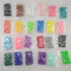 Обучающие 3D Пазлы Aqua Perler, волшебные бусины, 42 цвета, аксессуары для детей, детские игрушки  40-48, 100 шт.компл.