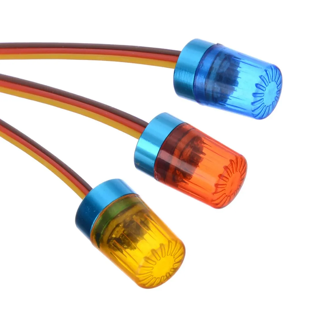 1pcs 4V-6V Ultra Bright Blue Red Orange LED Lights Flashing Rotating Light Spare Part For RC Car Accerssory | Игрушки и хобби