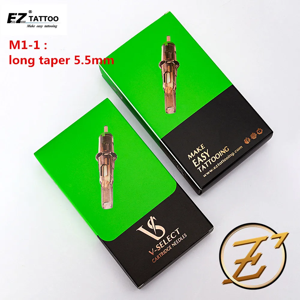 EZ V-Select Tattoo Cartridge Needles #10 0.30mm Magnum for Machine Grips 20pcs/Box | Красота и здоровье