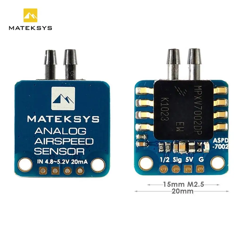 Matek система Mateksys аналоговый датчик воздушной скорости ASPD-7002 для RC FPV Гоночная рама