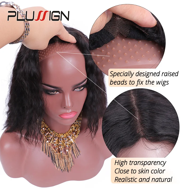 Оптовая продажа, 3-5 шт., силиконовая повязка для волос Plussign, коричневая прозрачная ободок для волос, яркая эластичная повязка на голову от AliExpress WW